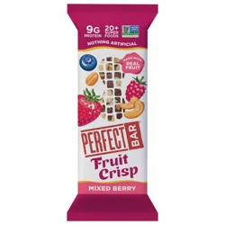 Perfect Bar Fruit Crisp Gluten-Free Mixed Berry Nut Butter Protein Bar, Kosher, 1.94 oz