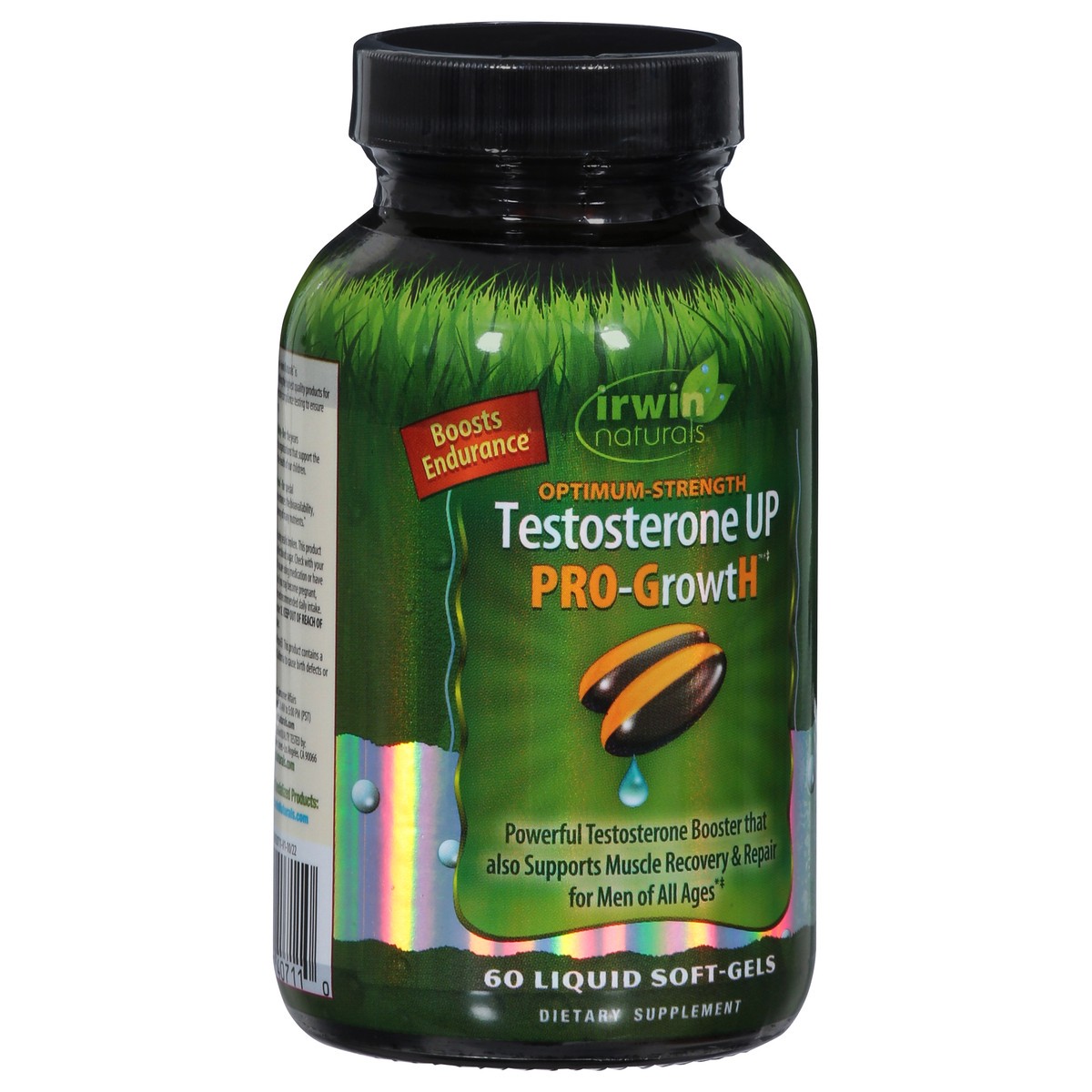 slide 4 of 14, Irwin Naturals Pro-Growth Optimum Strength Testosterone UP 60 Liquid Soft-Gels, 60 ct