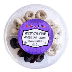 Donut Time Variety Gem Donuts