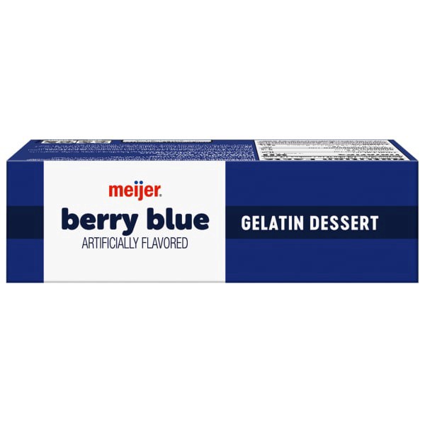 slide 5 of 29, Meijer Berry Blue Gelatin, 3 oz