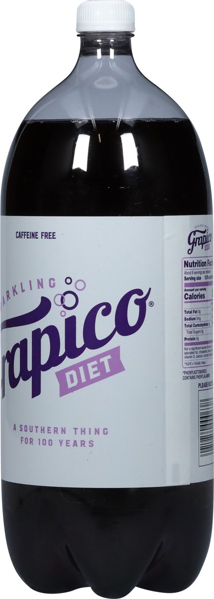 slide 4 of 9, Grapico Diet Grape Soda Bottle - 2 liter, 2 liter