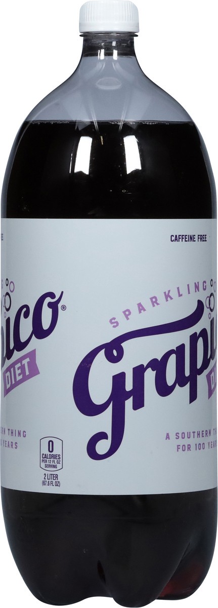 slide 3 of 9, Grapico Diet Grape Soda Bottle - 2 liter, 2 liter