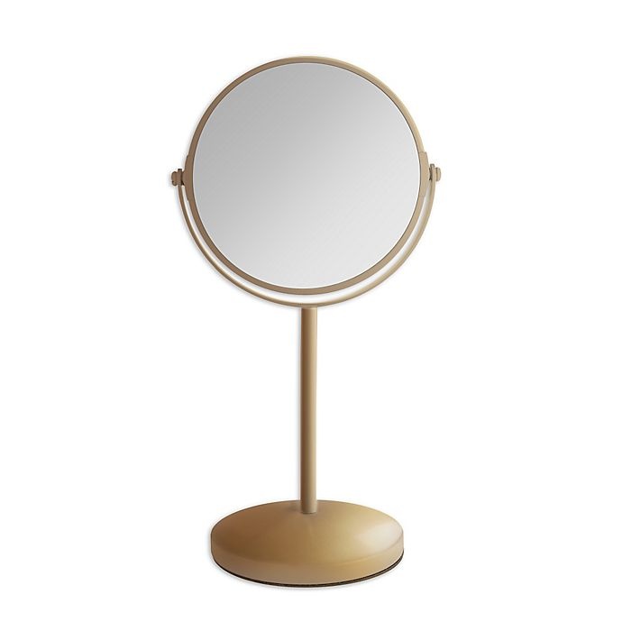 slide 1 of 1, Zadro Dual Sided Vanity Mirror - Gold, 1 ct