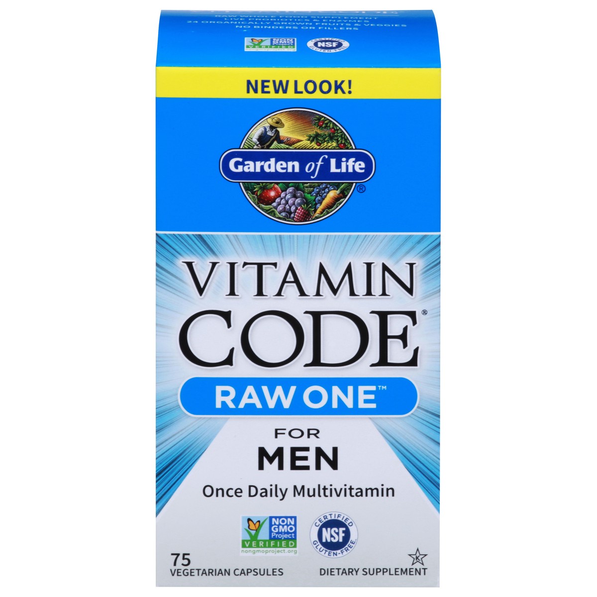 slide 1 of 1, Garden Of Life Vitamin Code - Raw One For Men, 1 ct