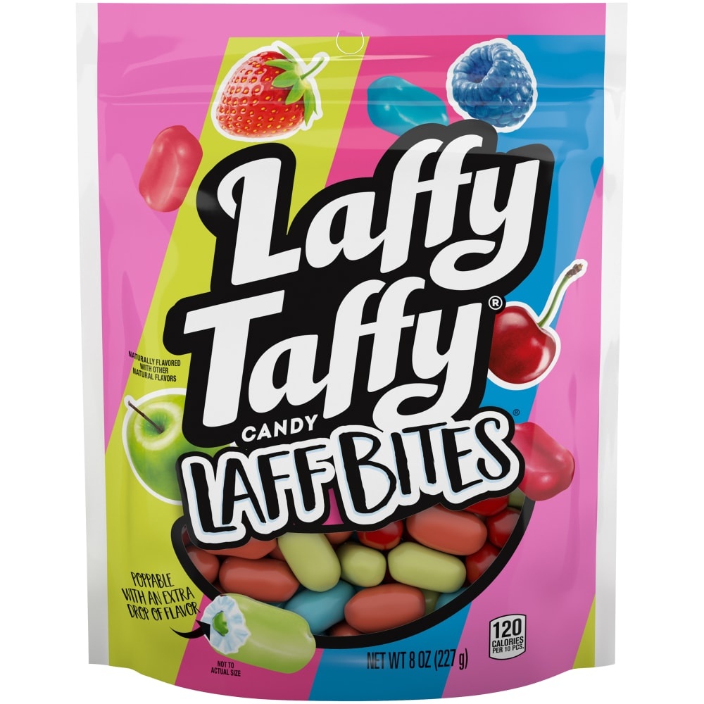 slide 1 of 1, Laffy Taffy Laff Bites Candy, 8 oz