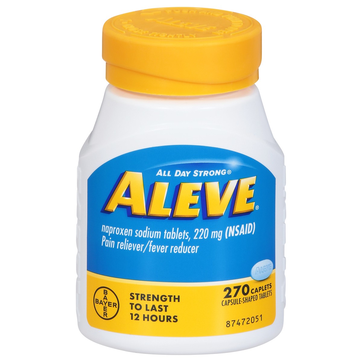 slide 1 of 13, Aleve Pain Relief Naproxen Sodium Caplets, 270 ct