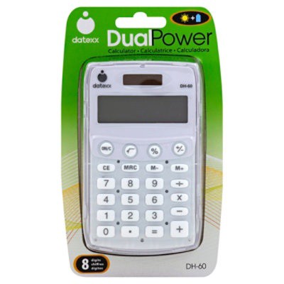 slide 1 of 2, Datexx Ecocalc Earth Friendly 8 digit Calculator, 1 ct