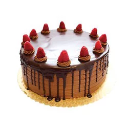 Bakery Cake 4 Inch Chocolate Raspberry - Each