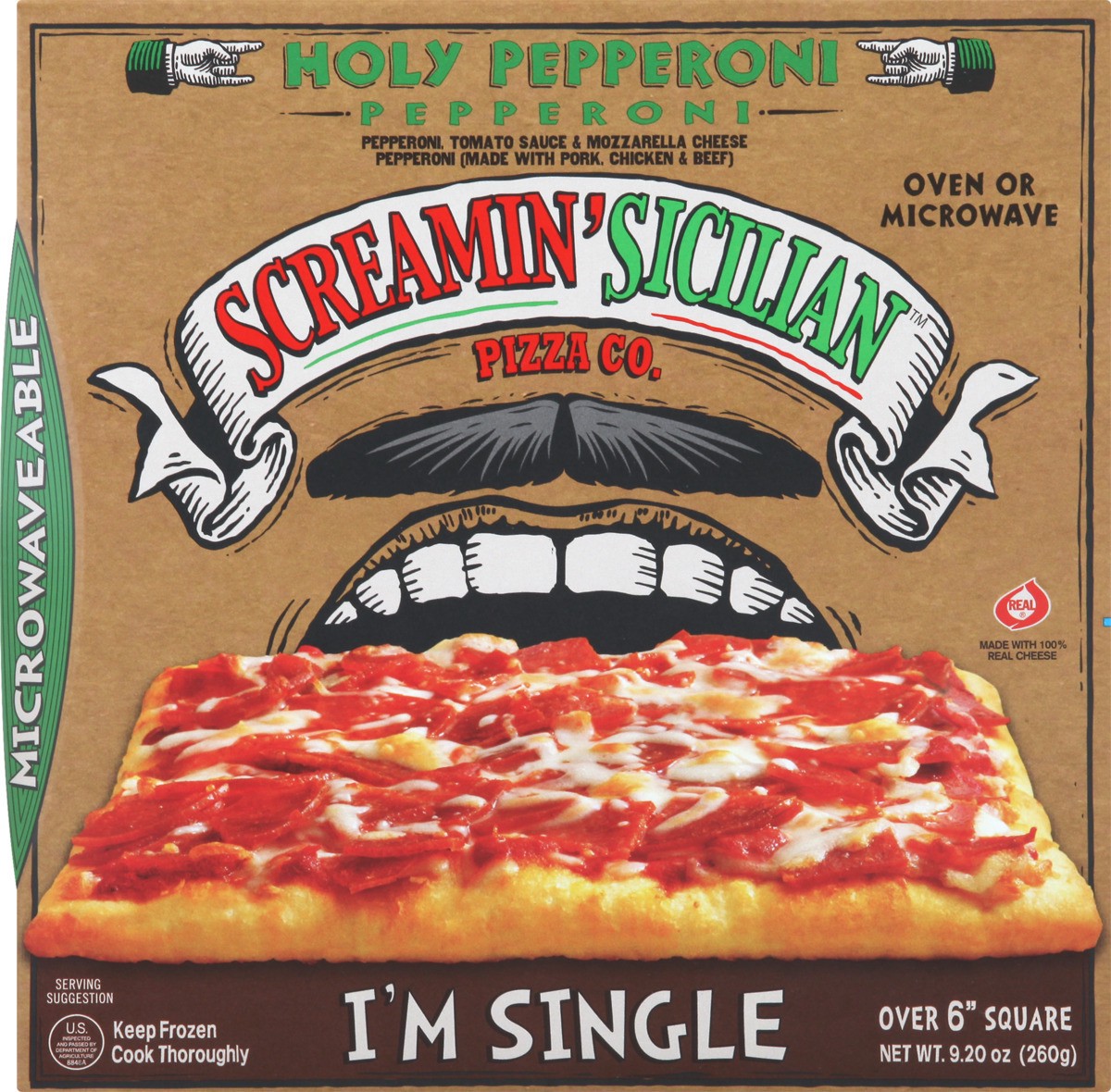 slide 10 of 11, Screamin' Sicilian Pepp Pizza Single, 