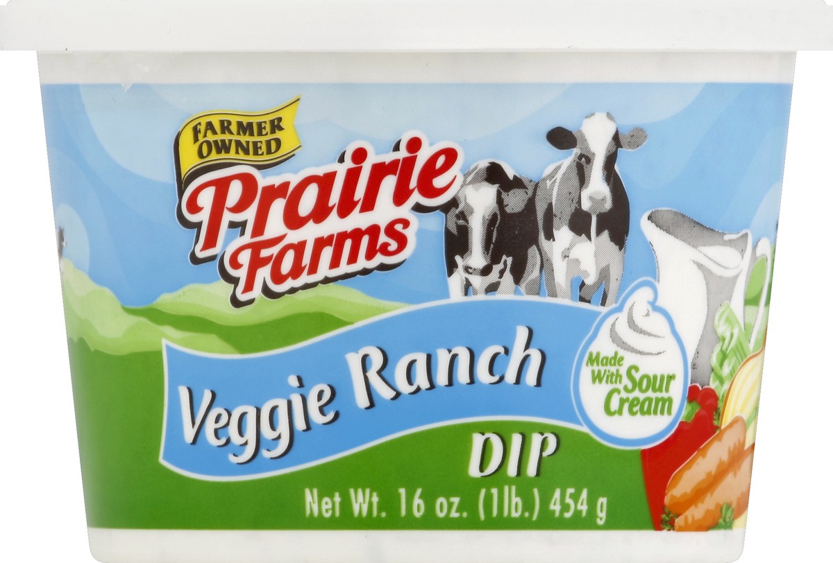 slide 6 of 9, Prairie Farms Veggie Ranch Dip 16 oz, 16 oz