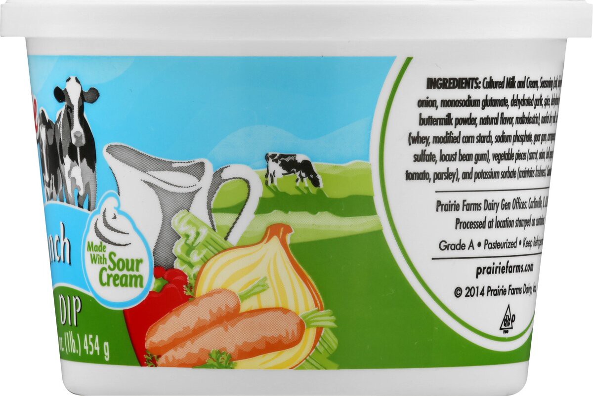 slide 8 of 9, Prairie Farms Veggie Ranch Dip 16 oz, 16 oz