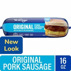 Kroger Mild Pork Sausage Roll