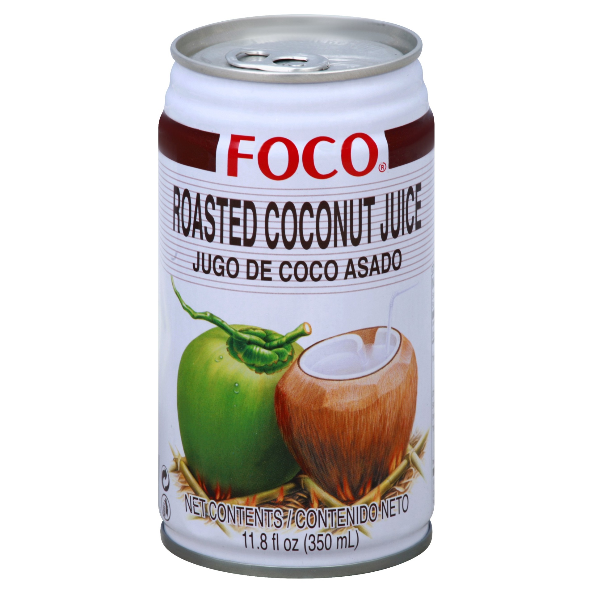 slide 1 of 1, Foco Roasted Coconut Juice, 11.8 oz