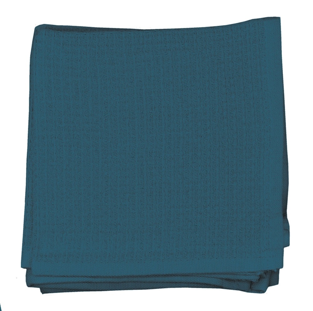 slide 1 of 1, Dash of That Woven Waffle Dishcloth Set - Teal, 4 ct