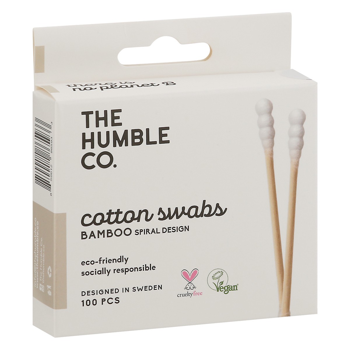 slide 5 of 9, The Humble Co. Spiral Design Bamboo Cotton Swabs 100 ea, 100 ct