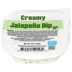 ¡Yo Quiero! Medium Creamy Jalapeno Dip 4 oz