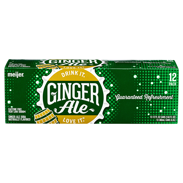 slide 1 of 2, Meijer Ginger Ale Cans, 12 ct