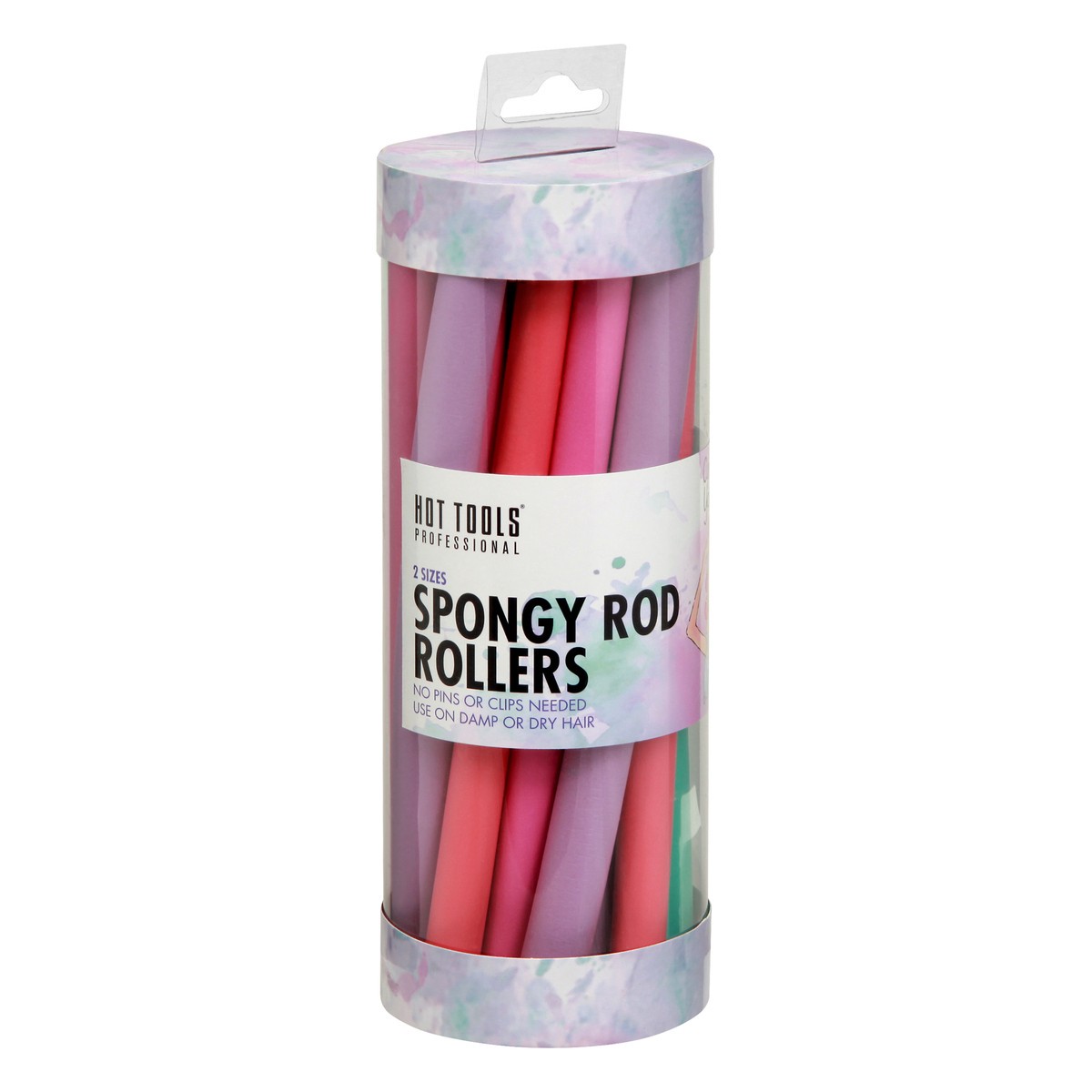 slide 2 of 8, Hot Tools Spongy Rod Rollers, 16 ct