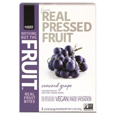 slide 1 of 2, Nothing But The Fruit Concorde Grape Real Fruit Bites, 4.5 oz