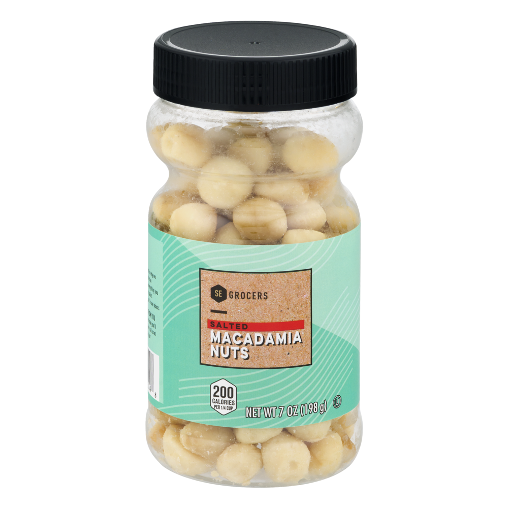 slide 1 of 1, SE Grocers Macadamia Nuts Salted, 7 oz