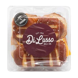 Pretzel Sliders Ham & Cheddar