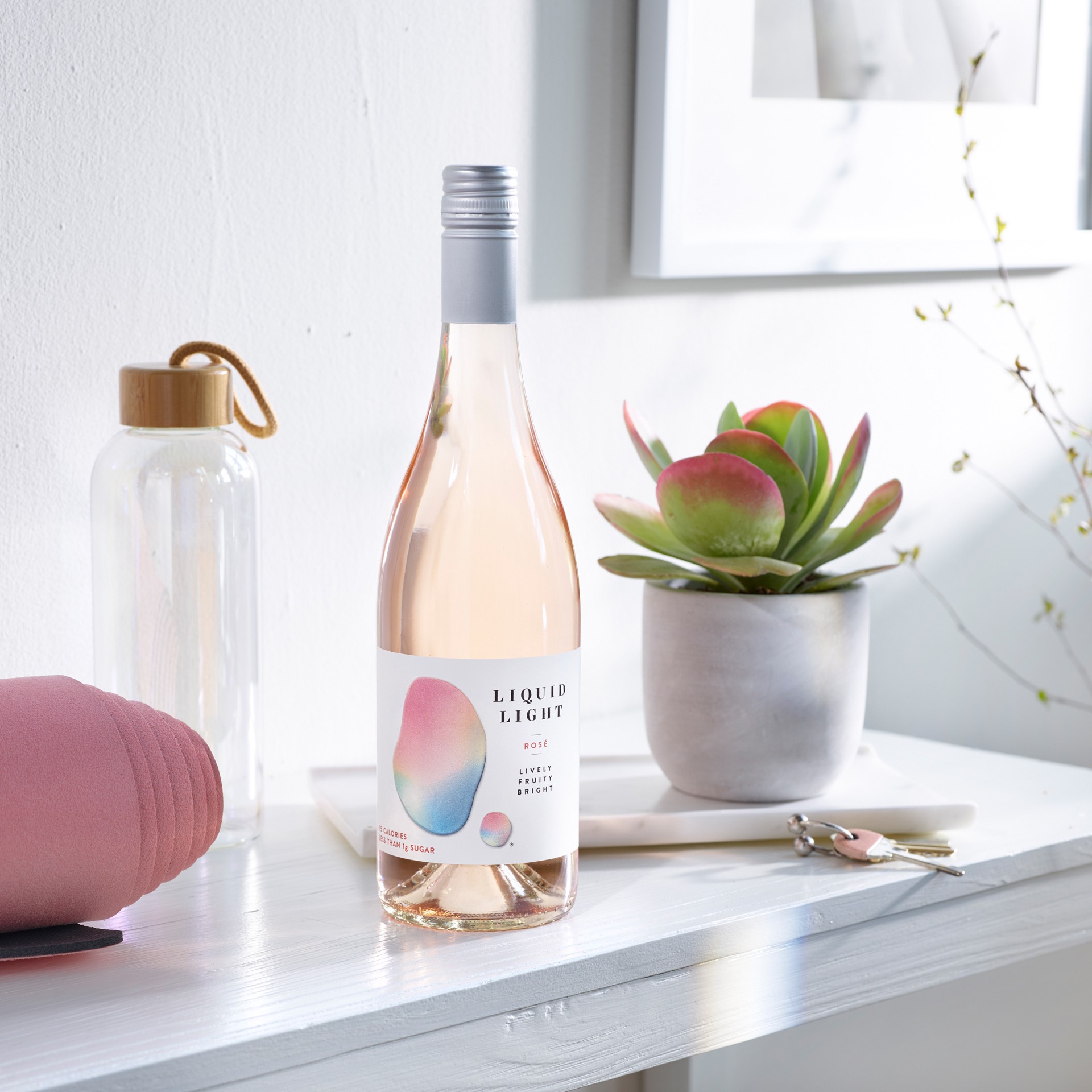 slide 2 of 7, Liquid Light Rose Wine 750 mL Bottle, 750 ml