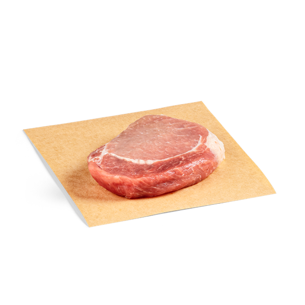 slide 1 of 1, Pork Loin Rib Eye Chop, 5 oz