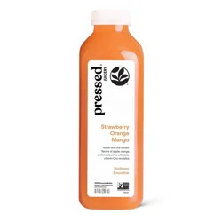 Pressed Juicery Strawberry Orange Mango Wellness Smoothie - 10 fl oz