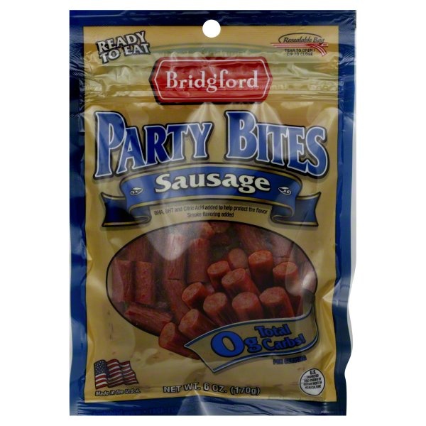 slide 1 of 1, Bridgford Original Party Bites, 6 oz