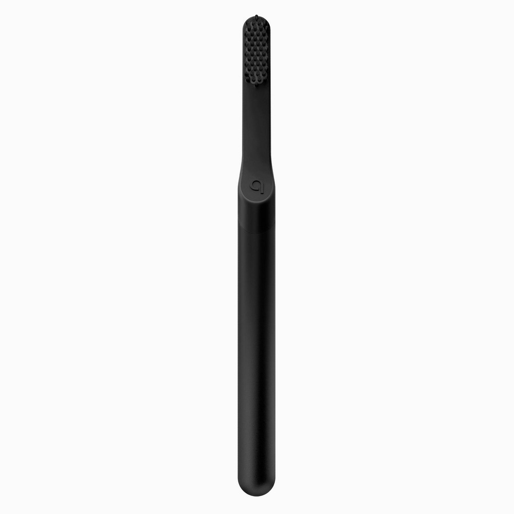 slide 10 of 20, quip Metal Smart Electric Toothbrush Starter Kit Minute Timer, Bluetooth, Free App + Travel Case - All-Black - 2pk, 2 ct