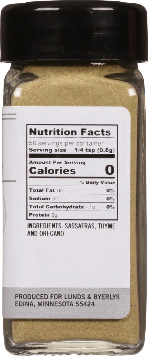 slide 4 of 9, Lunds & Byerlys Gumbo File Blend 1.6 oz, 1.6 oz