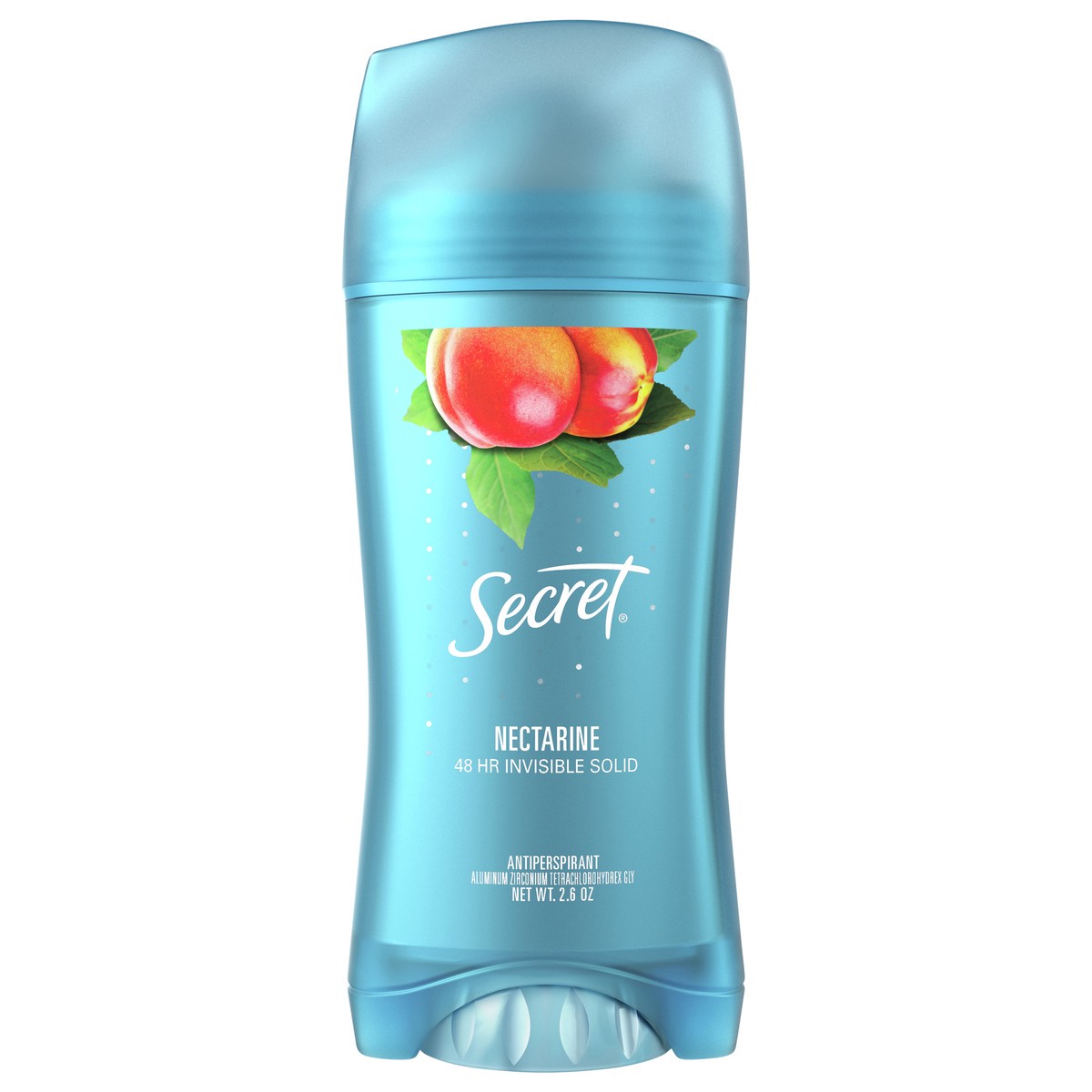 slide 1 of 3, Secret Fresh Antiperspirant and Deodorant Invisible Solid, Nectarine, 2.6 Oz., 2.6 oz