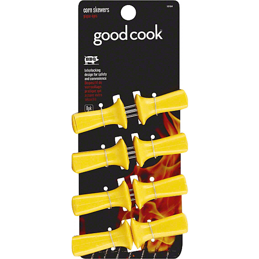 slide 1 of 1, Good Cook Yellow Corn Skewers, 8 ct