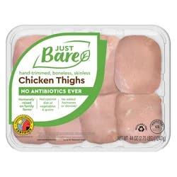 Just BARE Brand Boneless Skinless Chicken Thighs