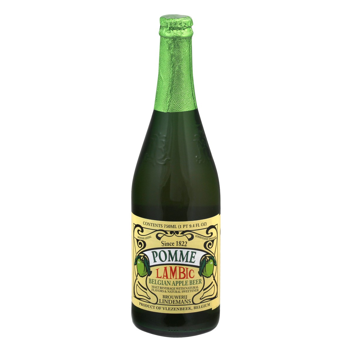 slide 1 of 6, Lindeman's Pomme Lambic 750 ml, 25.4 oz