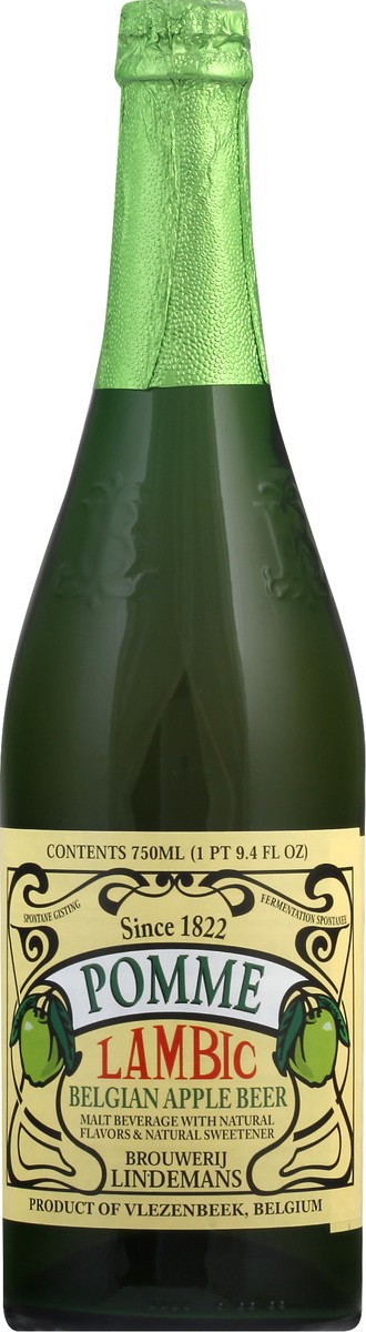 slide 5 of 6, Lindeman's Pomme Lambic 750 ml, 25.4 oz