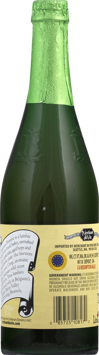 slide 6 of 6, Lindeman's Pomme Lambic 750 ml, 25.4 oz