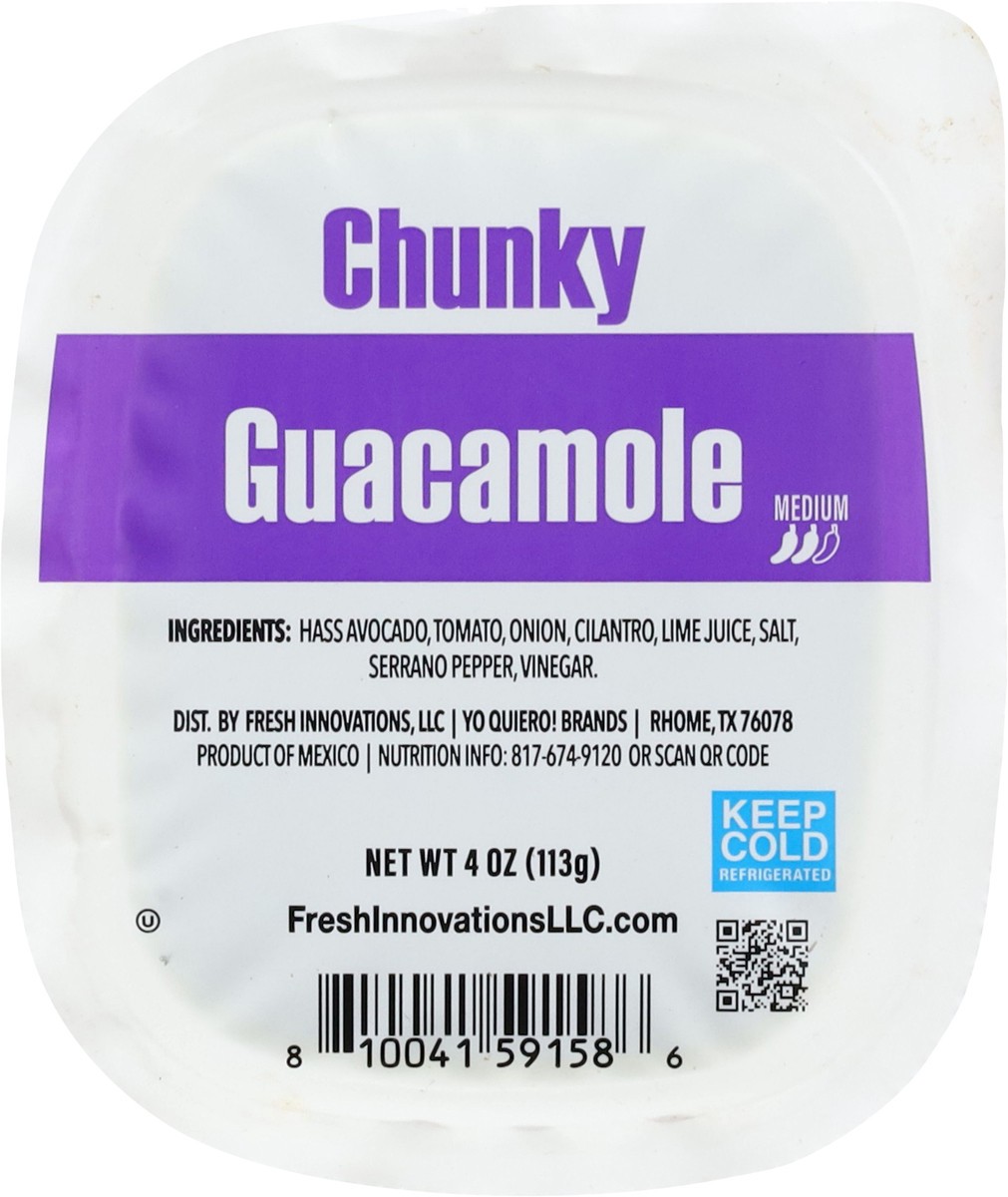 slide 3 of 13, ¡Yo Quiero! Medium Chunky Guacamole 4 oz, 4 oz