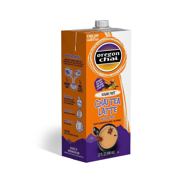 slide 3 of 4, Oregon Chai Sugar Free Chai Tea Latte 32 fl oz, 32 fl oz