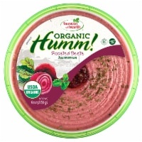 slide 1 of 1, Fountain Of Health Organic Humm! Roasted Beets Hummus, 9 oz