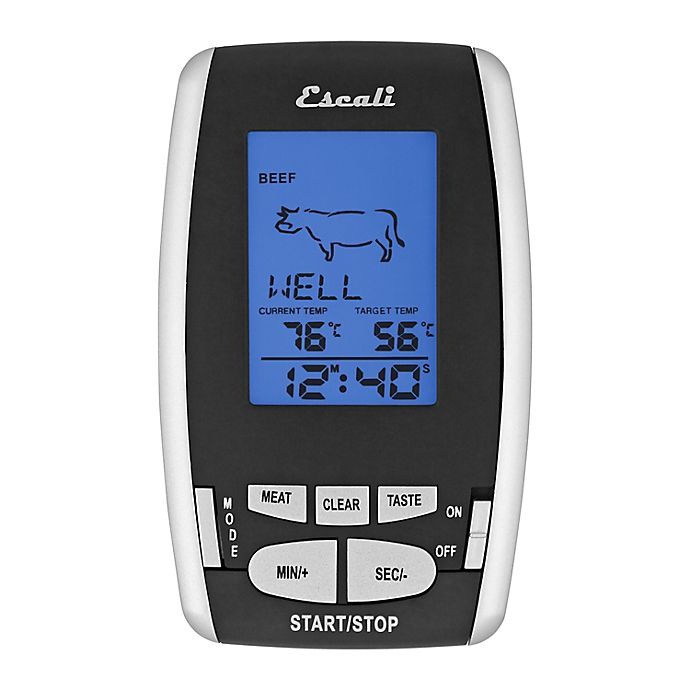slide 2 of 7, Escali Wireless Remote Thermometer And Timer, 1 ct