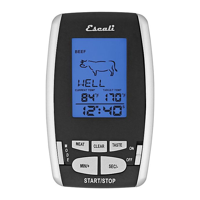 slide 3 of 7, Escali Wireless Remote Thermometer And Timer, 1 ct