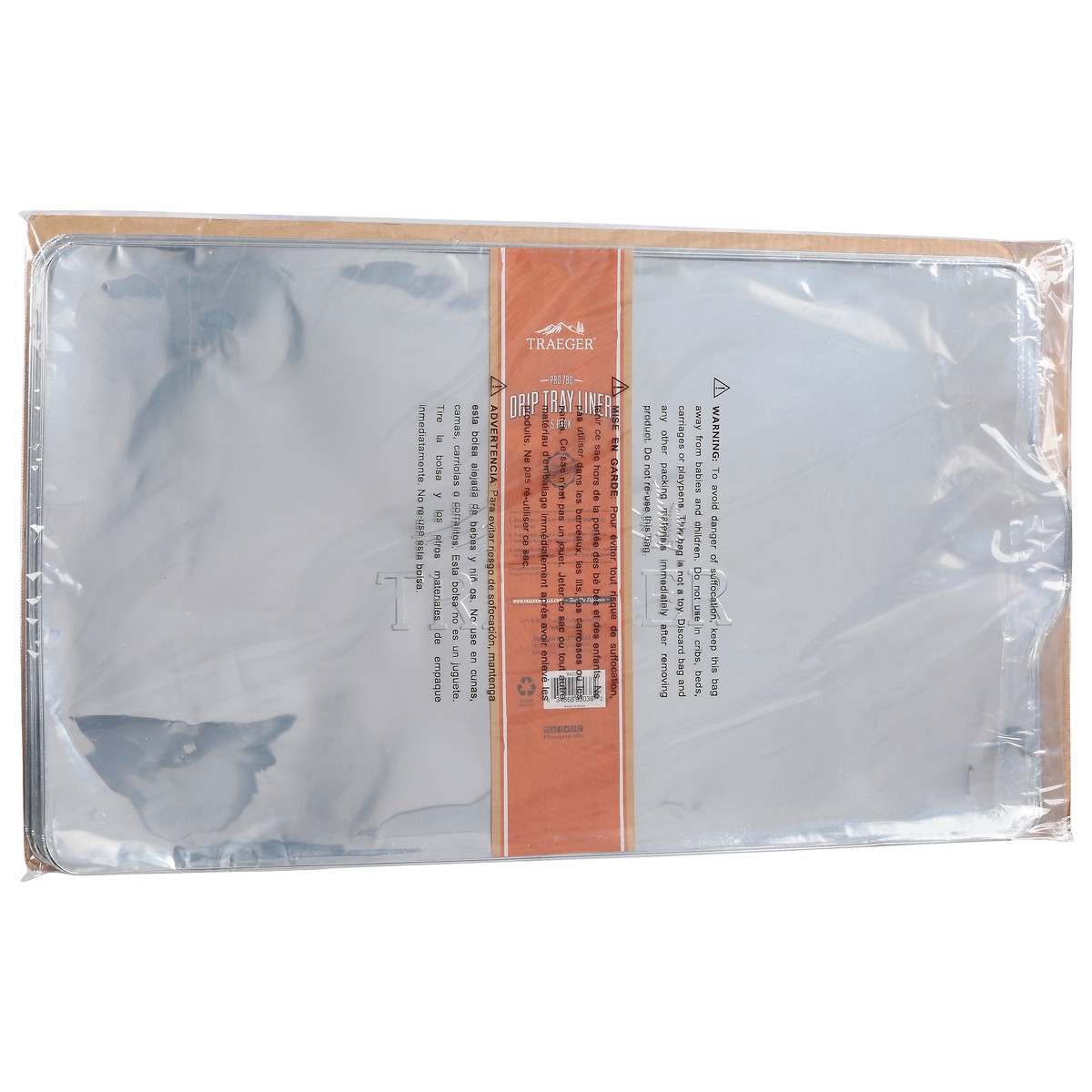 slide 6 of 9, Traeger Drip Tray Pro780 5Pk, 5 ct