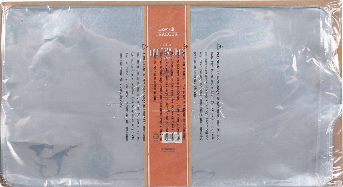 slide 3 of 9, Traeger Drip Tray Pro780 5Pk, 5 ct