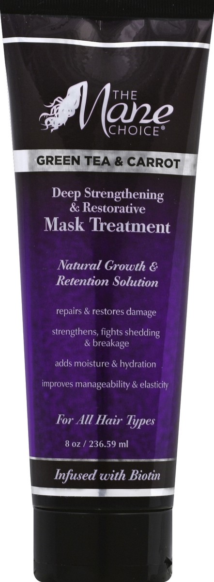 slide 2 of 3, The Mane Choice Green Tea & Carrot Conditioning Mask, 8 oz