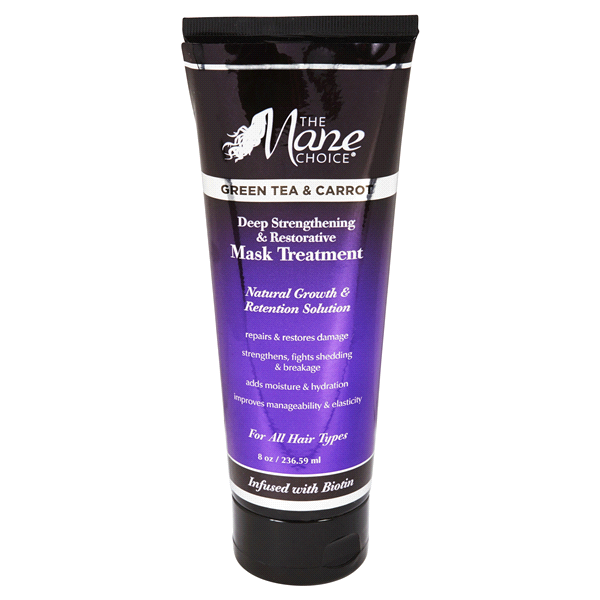 slide 1 of 3, The Mane Choice Green Tea & Carrot Conditioning Mask, 8 oz