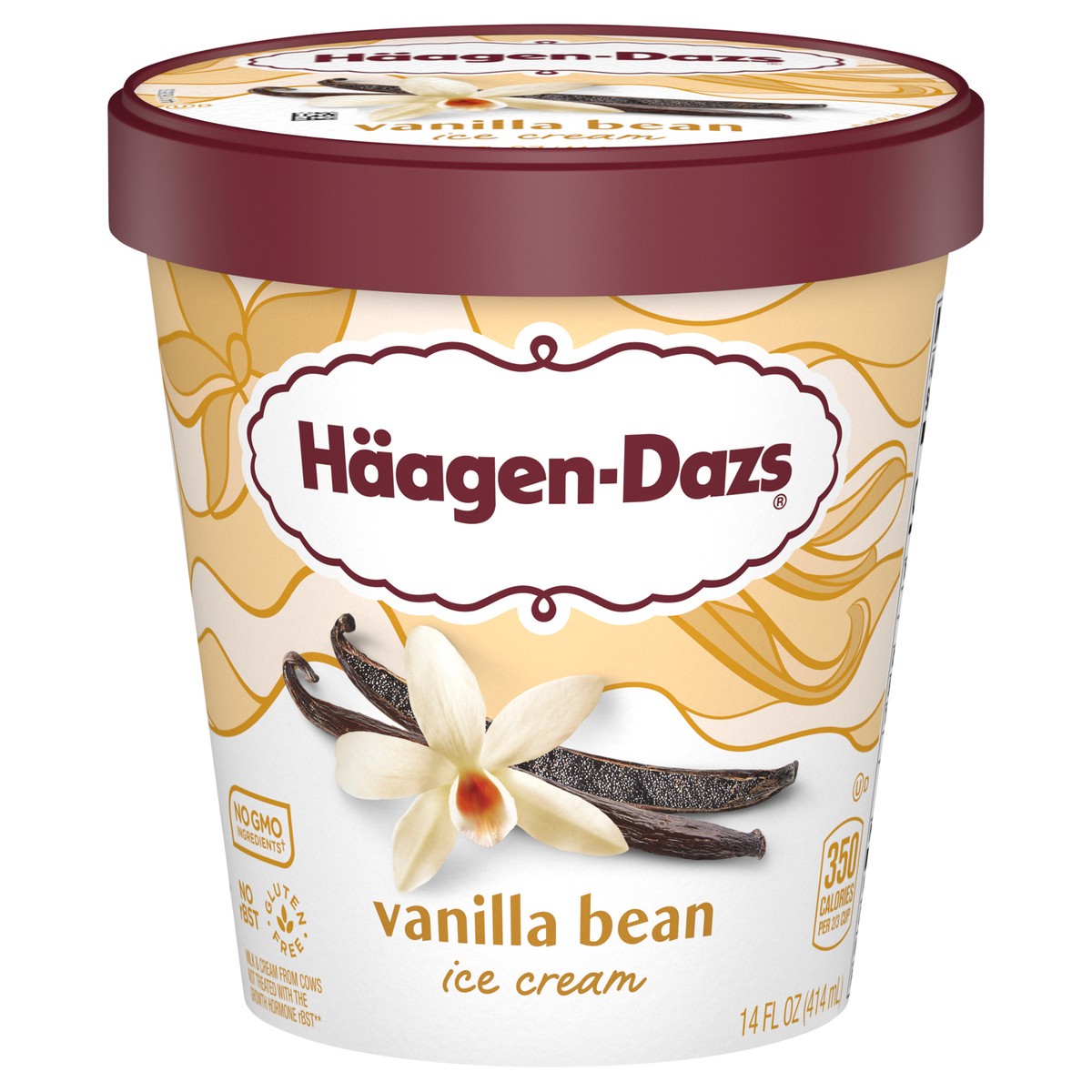 slide 1 of 5, Häagen-Dazs Vanilla Bean Ice Cream 14 fl oz, 14 fl oz