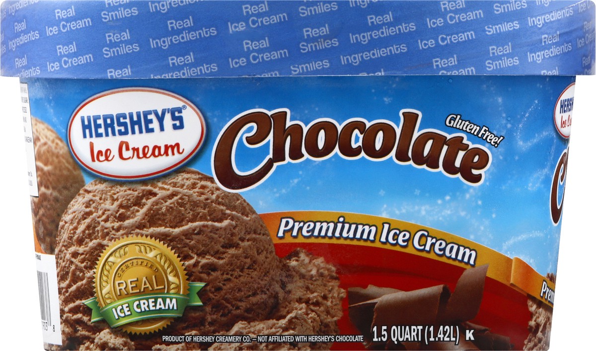 slide 6 of 13, Hershey's Ice Cream Premium Chocolate Ice Cream 1.5 qt, 1.50 qt