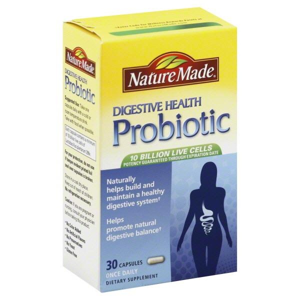 slide 1 of 1, Nature Made Digestive Health Probiotics, 30 ct