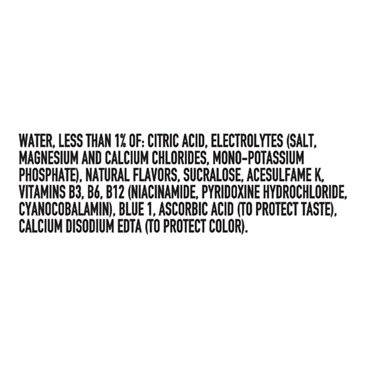 slide 10 of 11, POWERADE Zero Sugar Mixed Berry, ION4 Electrolyte Enhanced Fruit Flavored Zero Sugar Zero Calorie Sports Drink w/ Vitamins B3, B6, and B12, Sodium, Calcium, Potassium, Magnesium, 12 fl oz, 6 Pack, 6 ct; 12 fl oz